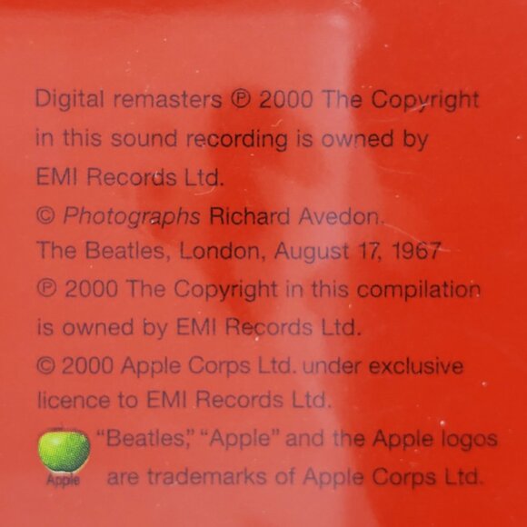 Beatles 1 CD Remastered 27 Hit Singles 2000 Sealed - Picture 5 of 9